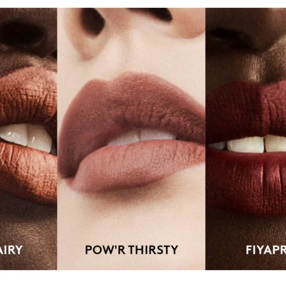 FENTY BEAUTY Rihanna Icon Velvet Liquid Lipstick Pow'r Thirsty 08 Caramel Nude